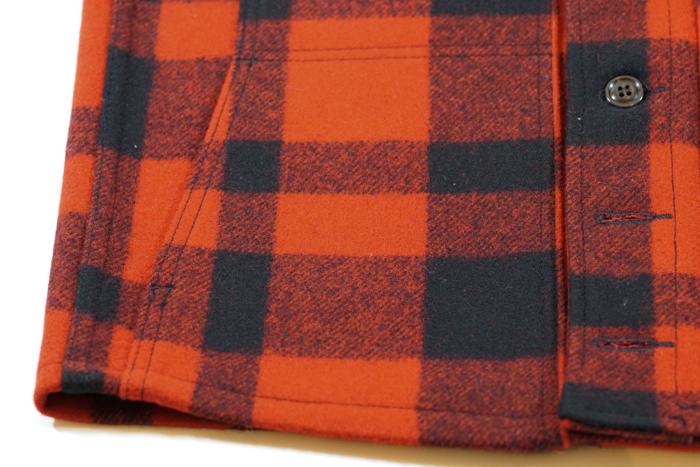 Mackinaw Wool Vest Plaid Red/Black Men - 5