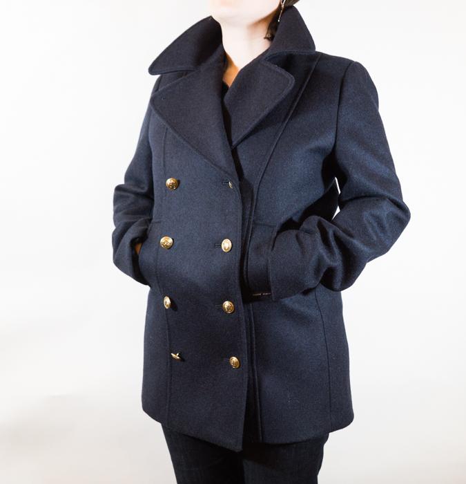 Voilure Wool Pea Coat Women