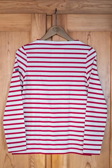 Minquidame Striped L/S Tee Ecru/Persan - 0