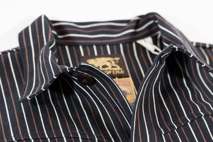 Hearst Jkt Trickery Stripe Brown/White - 3
