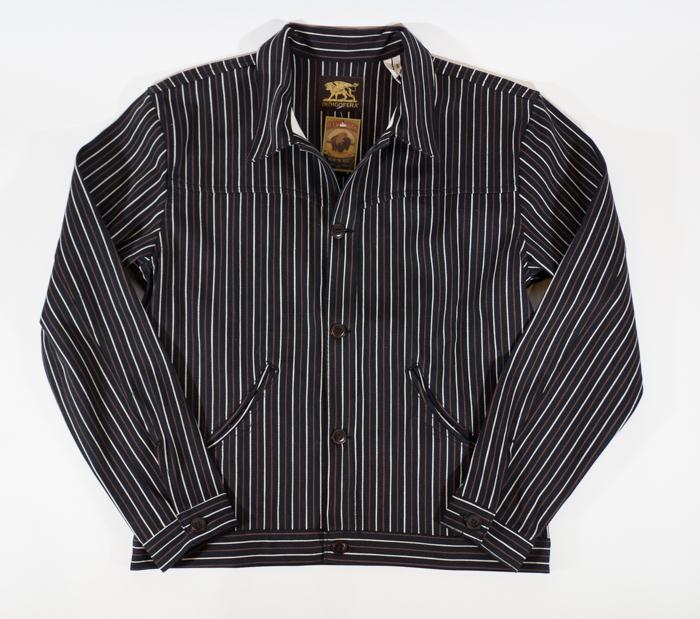 Hearst Jkt Trickery Stripe Brown/White - 1
