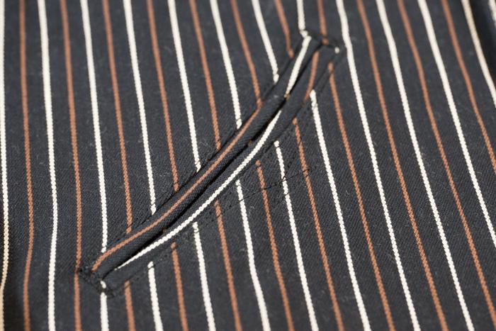 Hearst Jkt Trickery Stripe Brown/White - 5