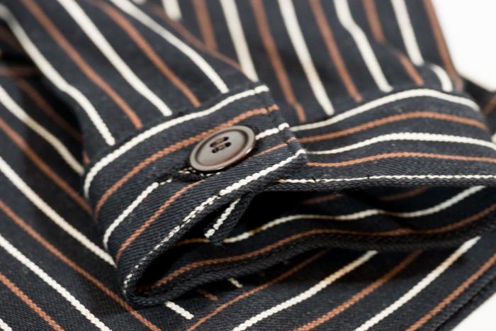 Hearst Jkt Trickery Stripe Brown/White - 6