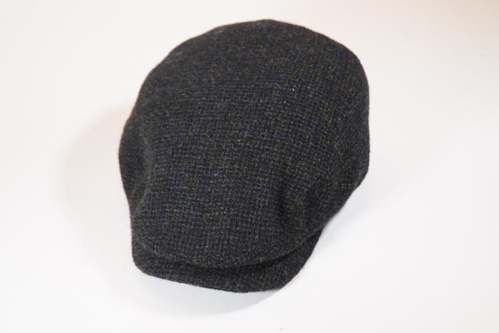 Belfast Tweed Flat Cap Wool Dark - 0