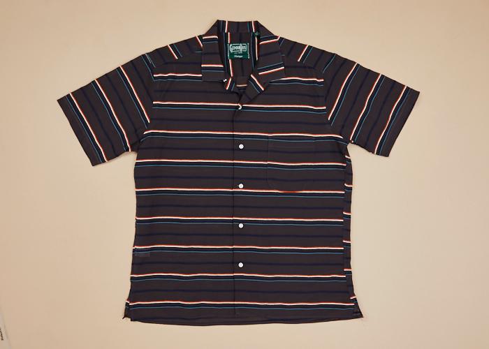 Vintage Sport Shirt Velvet Stripes Men