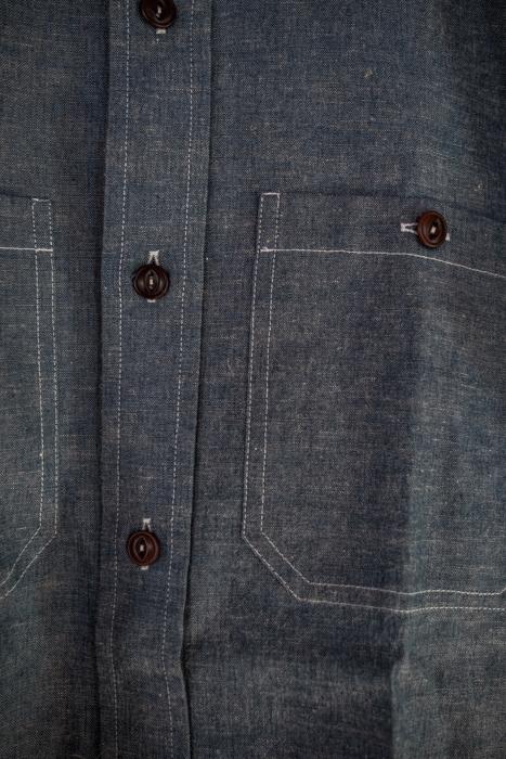USN Japanese Chambray Shirt L/S Men - 1