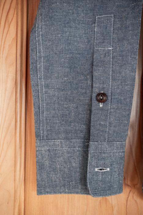 USN Japanese Chambray Shirt L/S Men - 2