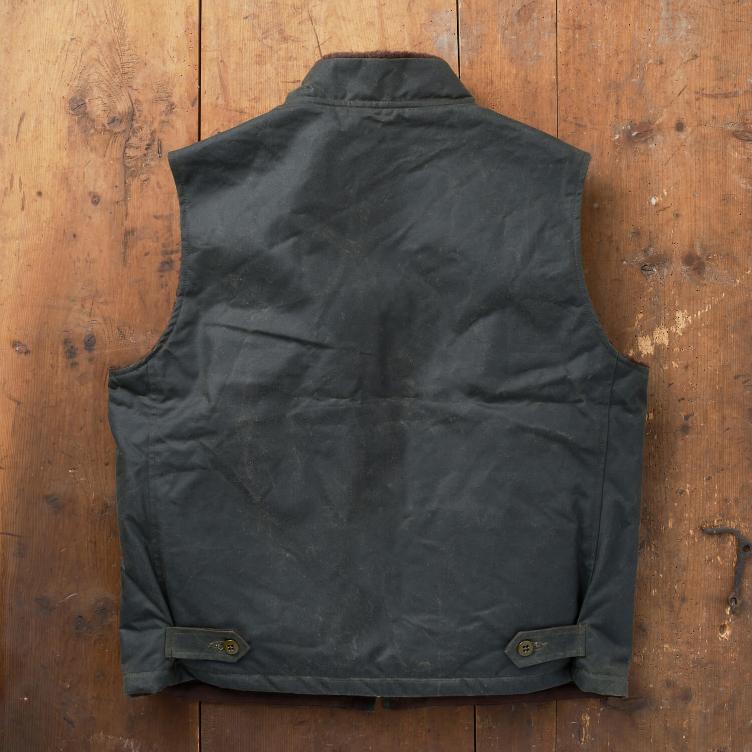 Mountain Vest Waxed Cotton Men - 0
