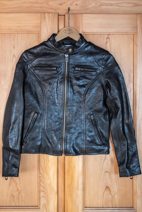 Cafe Racer Women`s Leather Jacket