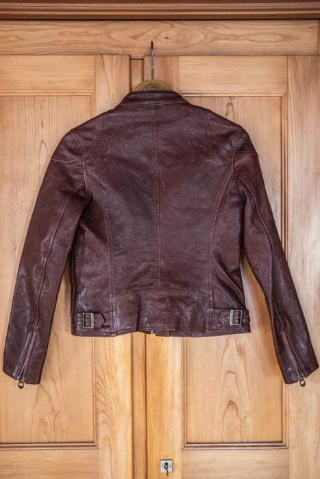 Cafe Racer Women`s Leather Jacket - 0