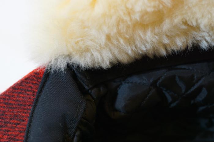 Double Mackinaw Cap Check Red/Black - 1