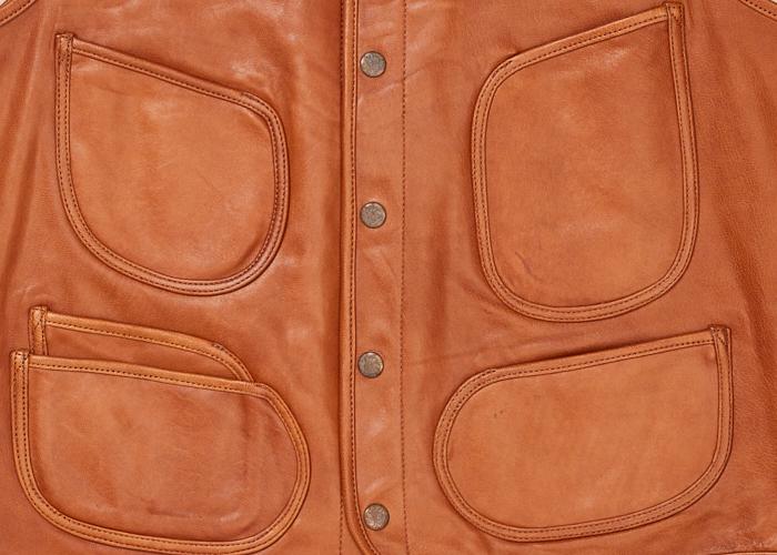 Goatskin Vest Tanned - 1