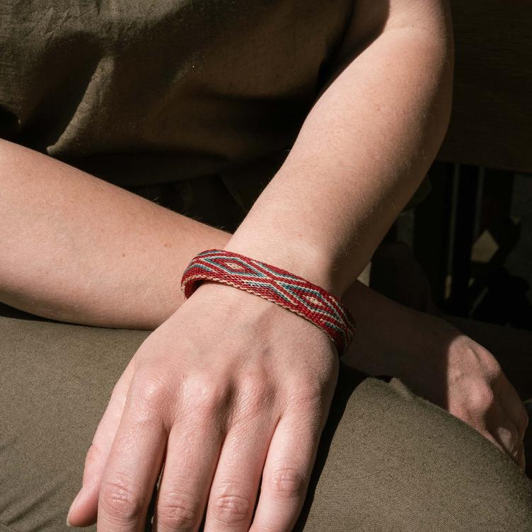 Horsehair Bracelet Red/Colors