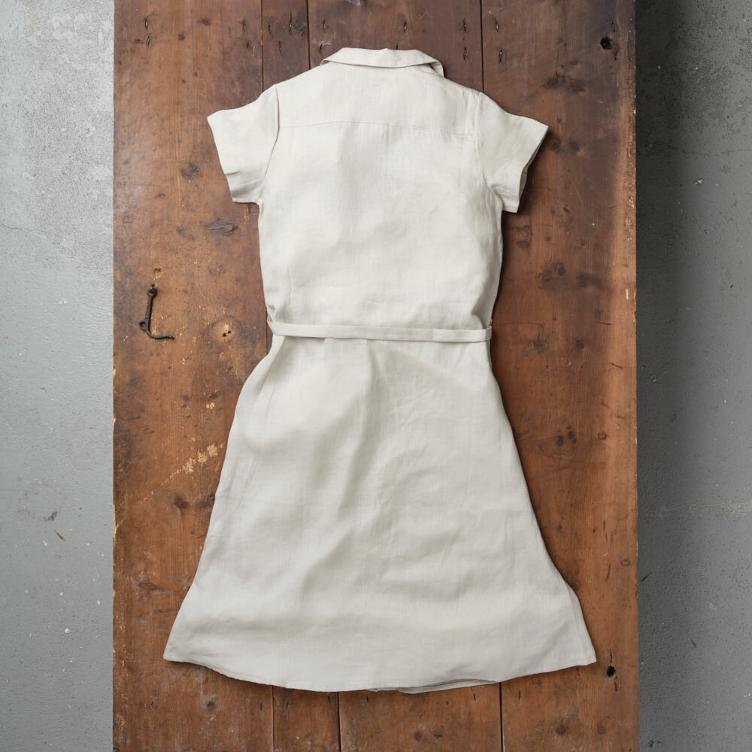 Isabelle Dress S/S Linen Women - 0