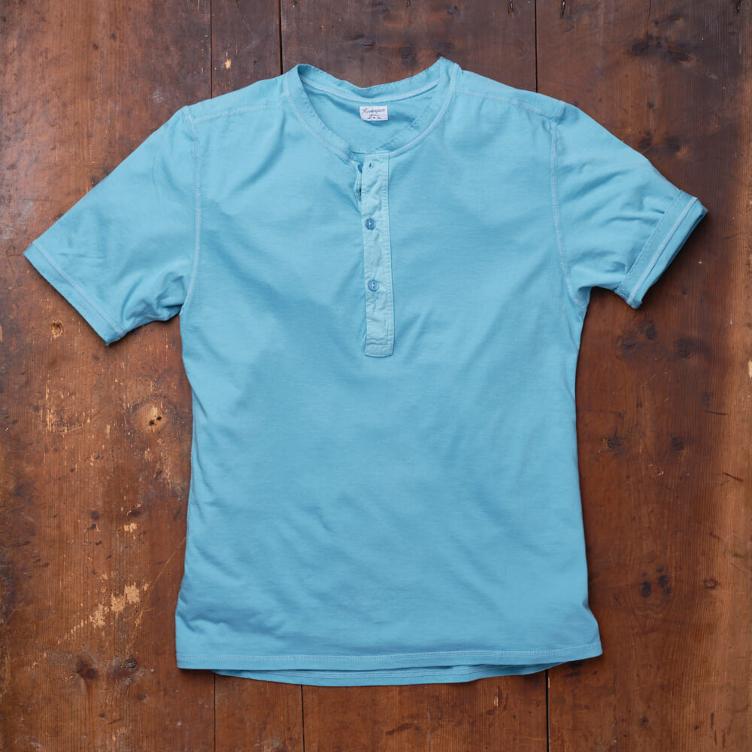 Coalminer S/S Henley Lagoon Supima Cotton Men