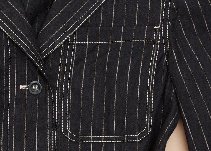 Factory Blazer Striped Wmn - 3