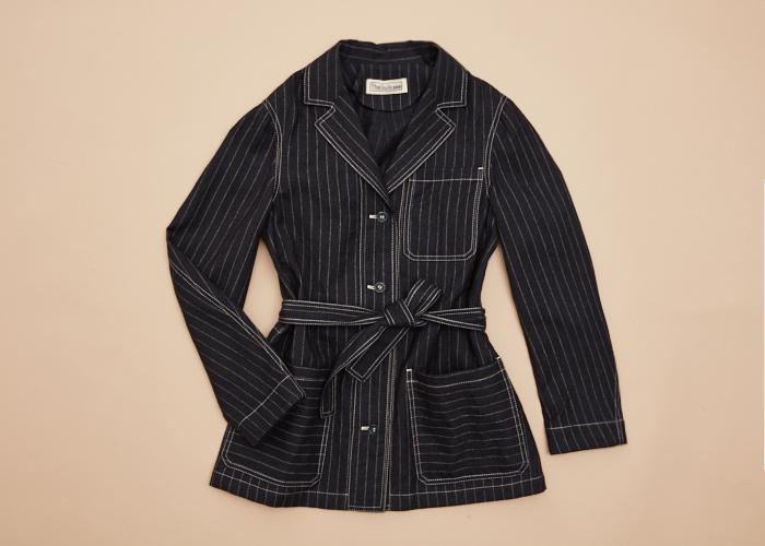 Factory Blazer Striped Wmn - 1