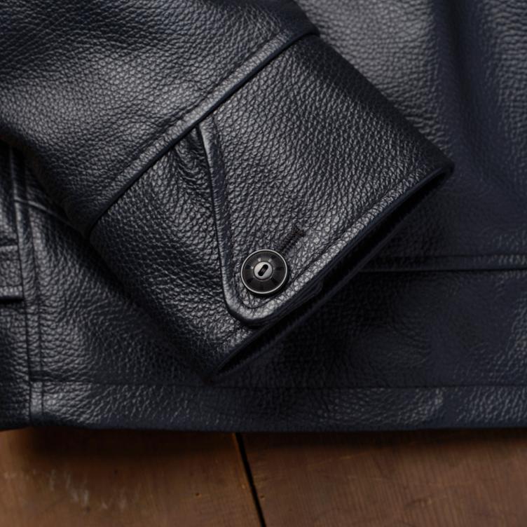 1930`s Sport Leather Jacket Men - 4