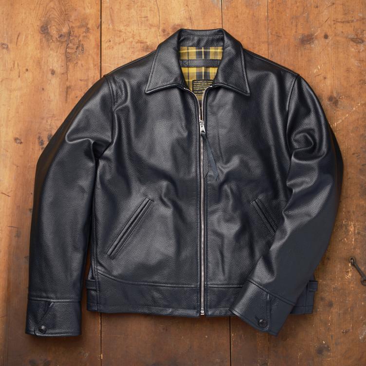 1930`s Sport Leather Jacket Men