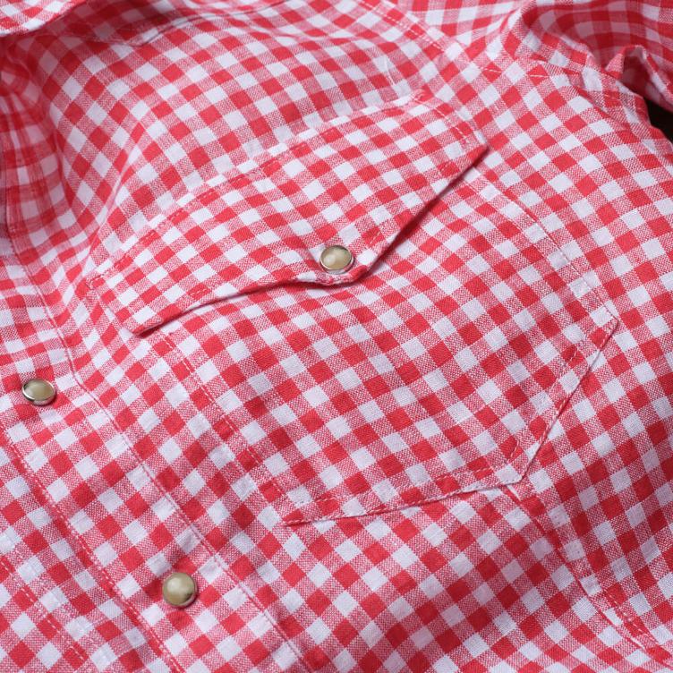 Western L/S Shirt Vichy Wmn - 2