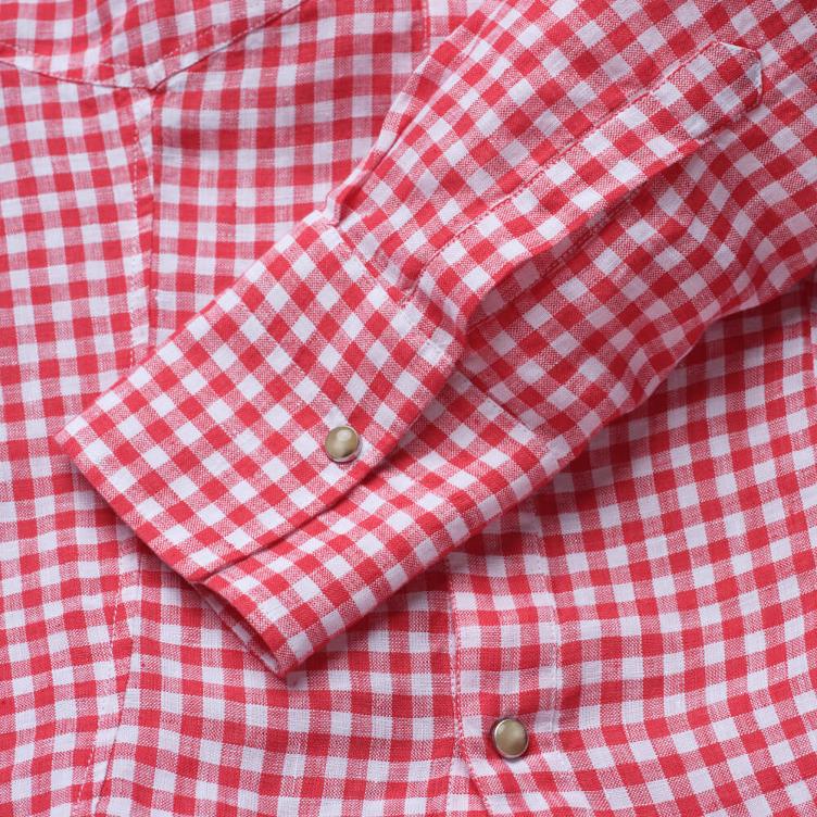 Western L/S Shirt Vichy Women - 4