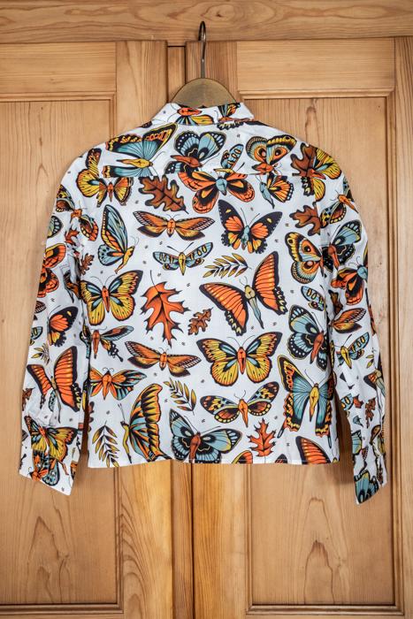 Boxy Shirt L/S Butt-erfly - 0