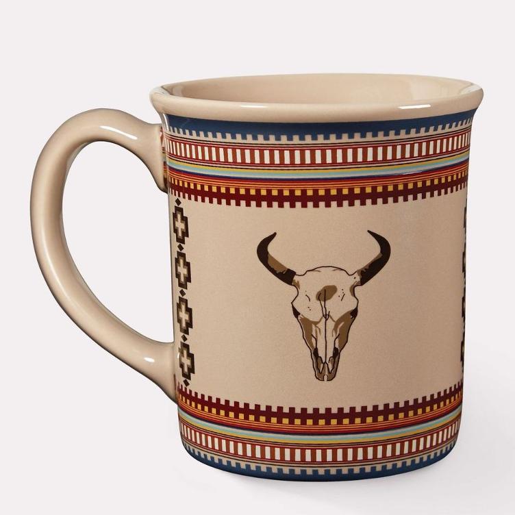 American West Tan Ceramic Mug